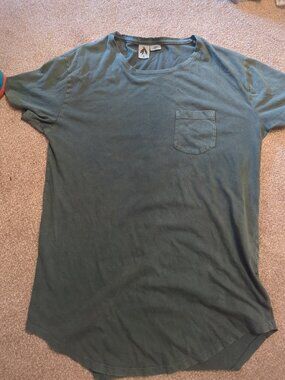 Urban Outfitters Feathers short sleeve curved hem